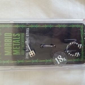 New Morbid Metals Striped Dice Cartilage Steel